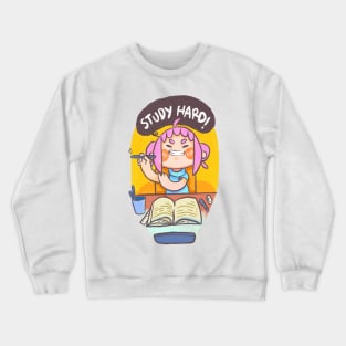 Study Hard Crewneck Sweatshirt